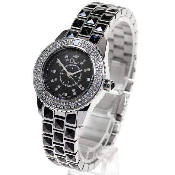Dior crystal CD112119 Diamond bezel Index diamond Quartz Ladies Watch_850199 - Picture 1 of 6